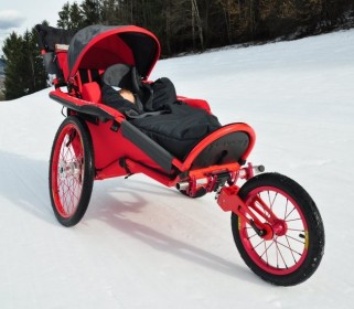 xROVER special needs stroller size S model "ALL IN ONE" Red