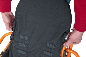 folding seat and backrest