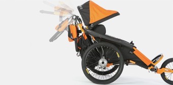 iXROVER / xROVER stroller size L model "ALL IN ONE" - ORANGE