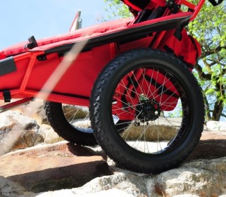 xROVER special needs stroller size L model "ALL IN ONE" - Red - BUGGY