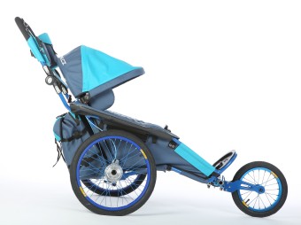 xROVER special needs stroller size L model "ALL IN ONE" - Blue - folding seat and backrest