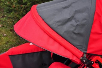 xROVER special needs stroller size M model "ALL IN ONE" - Red - folding seat and backrest