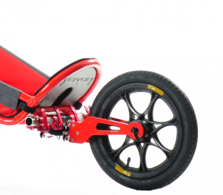 Rueda delantera iXROVER Outdoor (plástico) 14" con horquilla - JOGGING SET