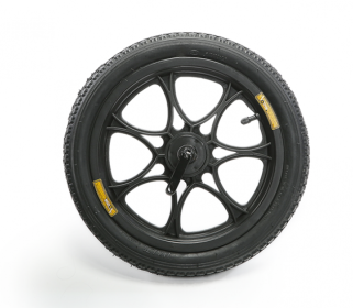 Rueda delantera iXROVER Outdoor (plástico) 14" con horquilla - JOGGING SET