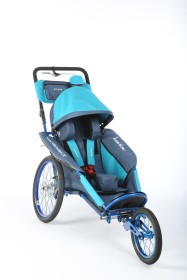 xROVER special needs stroller size M model "ALL IN ONE" - Blue - folding seat and backrest - Malin
