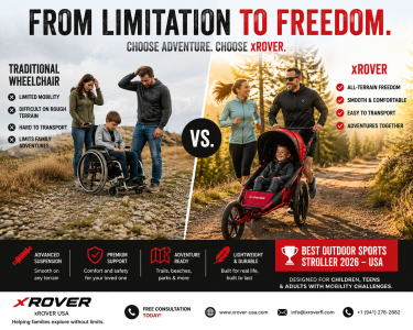 xROVER vs. Wheelchair Outdoors: Why Families Need a Different Solution Beyond the Sidewalk