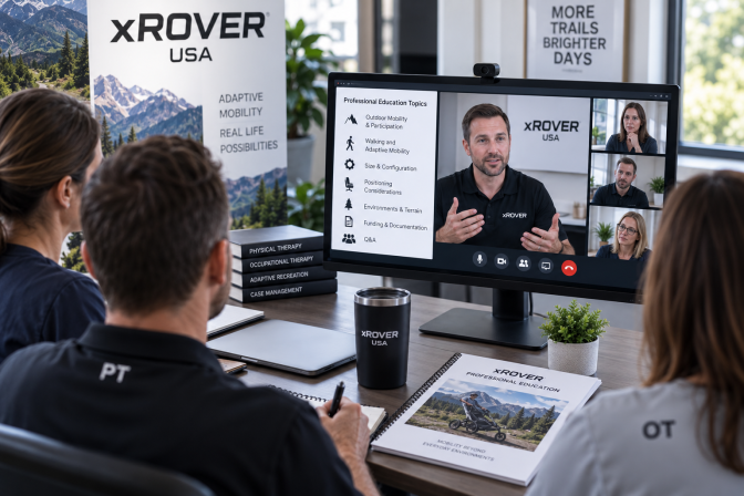 xROVER Adaptive Outdoor Mobility Professional Education™