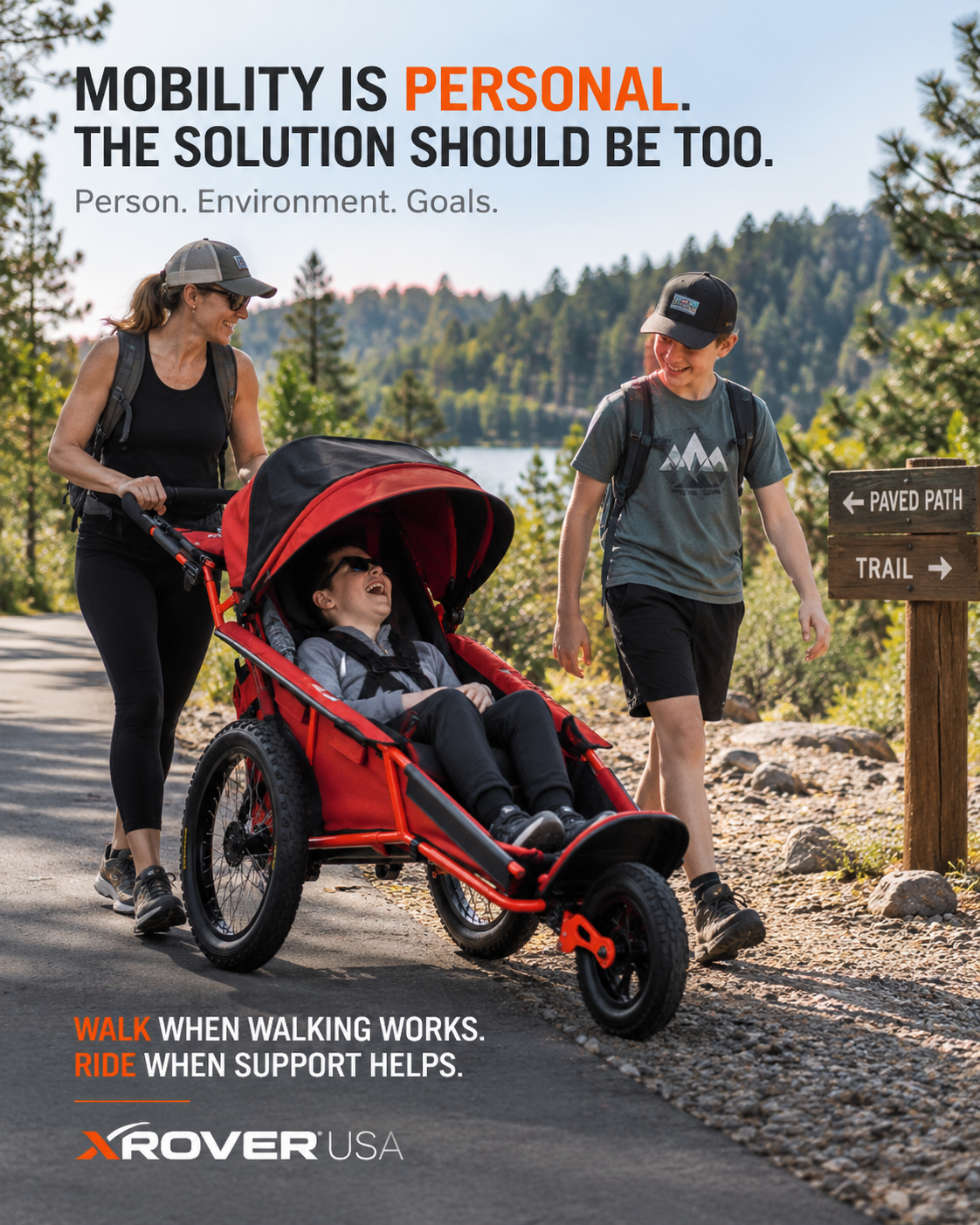 Mobility Is Personal | Adaptive Outdoor Mobility | xROVER USA