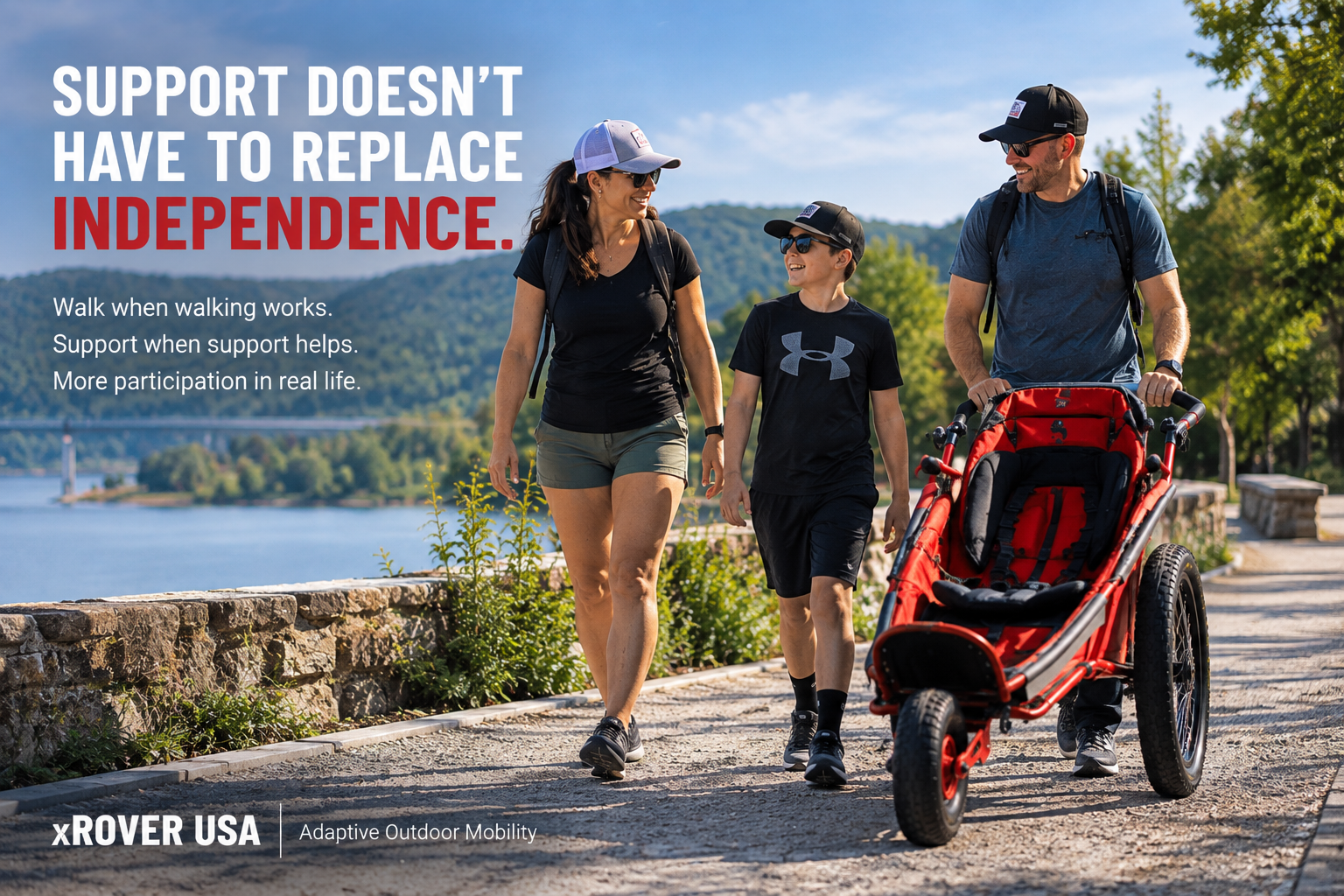 SUPPORT DOESN’T HAVE TO REPLACE INDEPENDENCE.