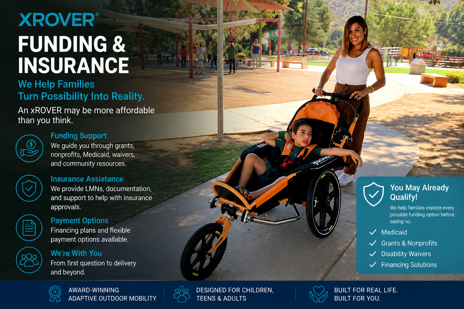 Funding and Insurance for Adaptive Mobility Equipment